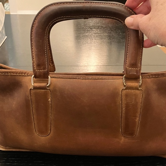 Coach Dark Brown Leather Bag - Picture 3 of 13